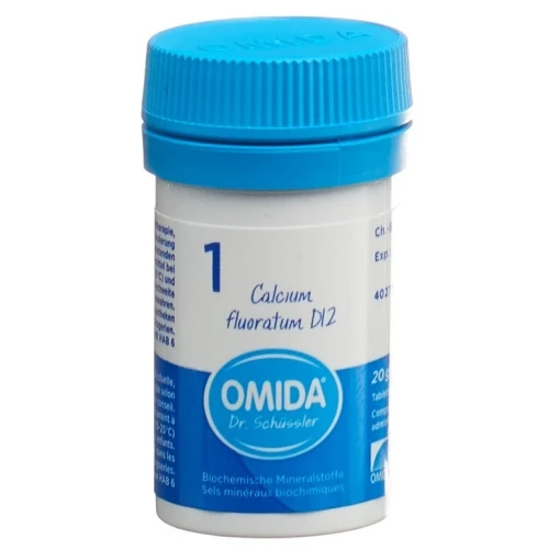 OMIDA SCHÜSSLER Nr1 Cal fluor Tabl D 12 Ds 20 g