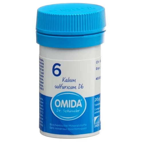 OMIDA SCHÜSSLER Nr6 Kal sulf Tabl D 6 Ds 20 g