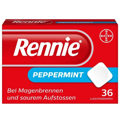 RENNIE Peppermint Lutschtabletten 36 Stk