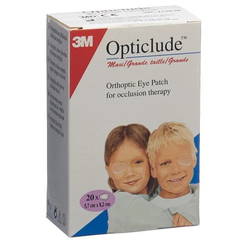 3M OPTICLUDE MAXI Augenverb 8x5.7cm 20 Stk