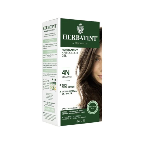 HERBATINT Haarfärbegel 4N Kastanienbraun Fl 150 ml