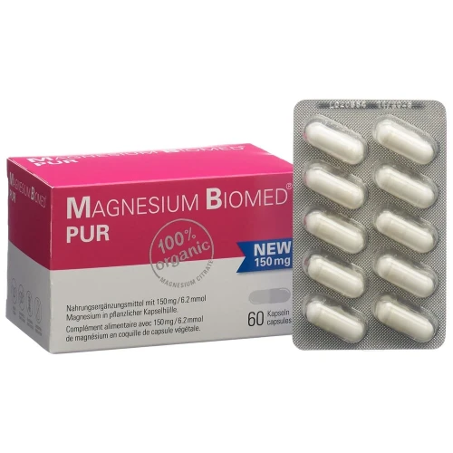 MAGNESIUM BIOMED PUR Kaps 150 mg 60 Stk