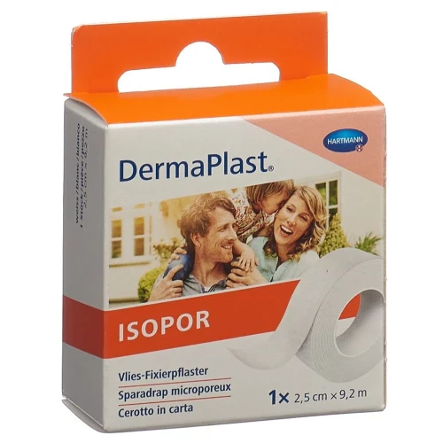 DERMAPLAST ISOPOR 2.5cmx9.2m Vlies weiss