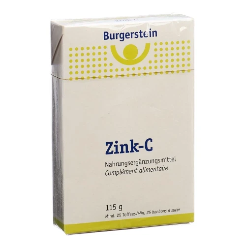 BURGERSTEIN Zink-C Toffees 115 g