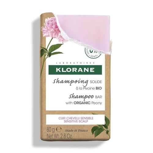 KLORANE Shampoo-Bar Pfingstrose Bio 80 g