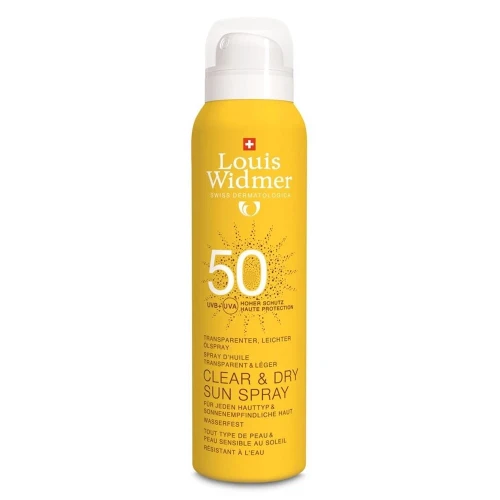 WIDMER Clear&Dry Sun LSF50 o Parf Spr 200 ml