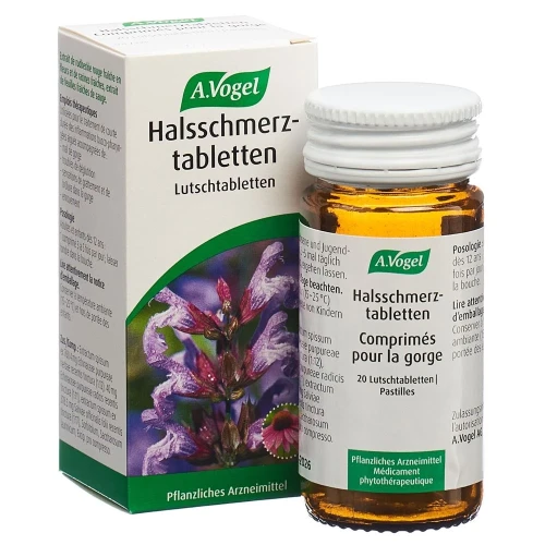 VOGEL Halsschmerz-Tabletten Glas 20 Stk