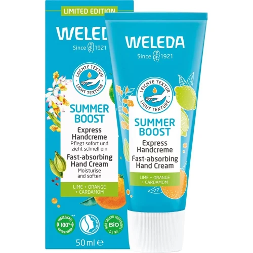 WELEDA Handcreme Express Summer Boost Tb 50 ml