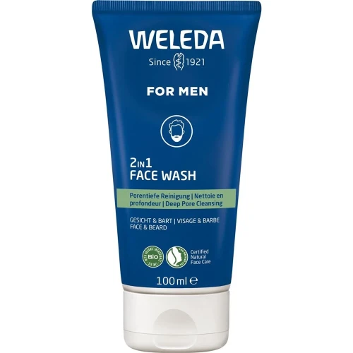 WELEDA FOR MEN 2in1 Face Wash Tb 100 ml