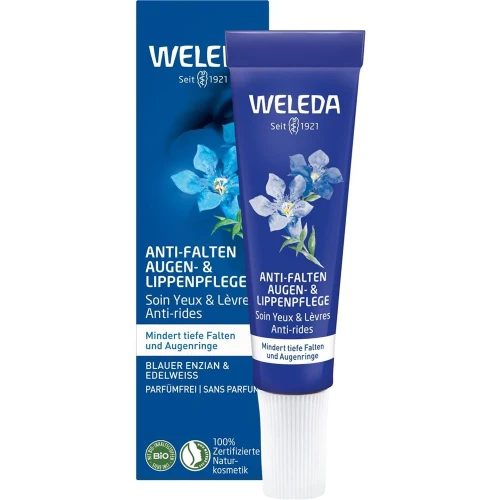 WELEDA Augen&Lippen Anti-Falten bl Enz&Edelw 10 ml