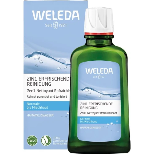 WELEDA 2in1 Reinigung erfrischend (n) Fl 100 ml