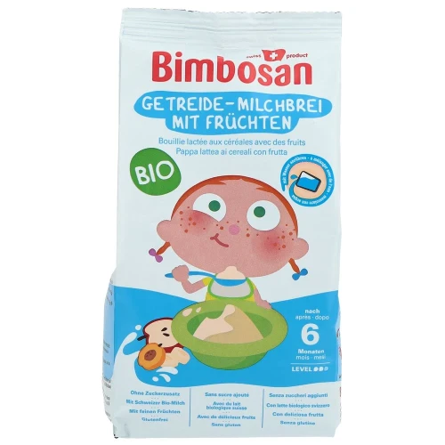 BIMBOSAN Bio-Getreide-Milchbrei Früchten 300 g