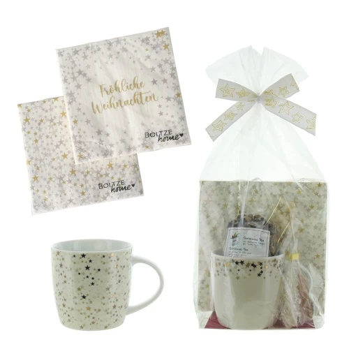 HERBORISTERIA Geschenkset Xmas Sparkly Tasse Serv