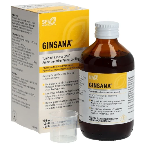 GINSANA Tonikum mit Kirscharoma Glasfl 250 ml