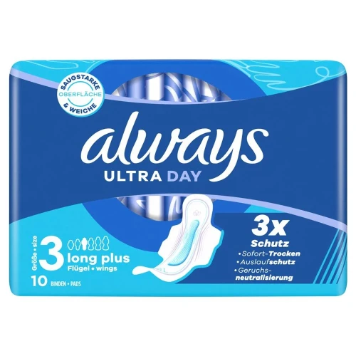 ALWAYS Ultra Binde Long Plus Flüg (n) 10 Stk