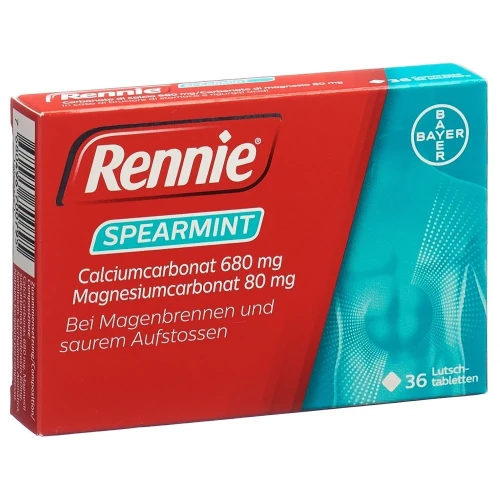 RENNIE Spearmint Lutschtabletten 36 Stk