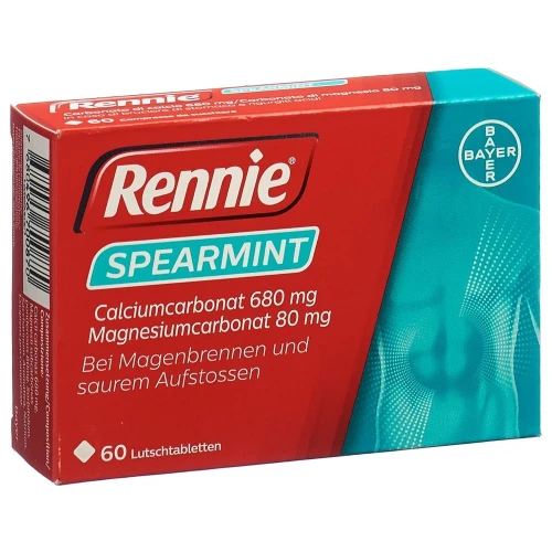 RENNIE Spearmint Lutschtabletten 60 Stk