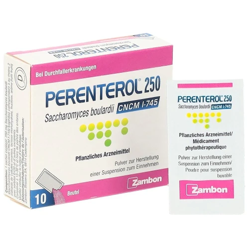 PERENTEROL Plv 250 mg Btl 10 Stk