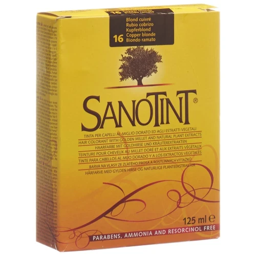 SANOTINT Haarfarbe 16 kupferblond