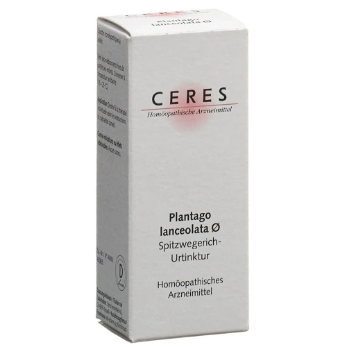 CERES Plantago lanceolata Urtinkt Fl 20 ml