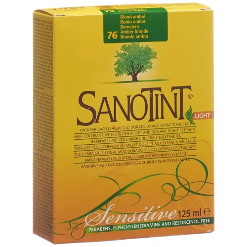 SANOTINT Sensitive Haarfarbe 76 bernstein