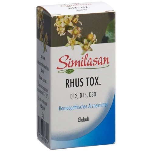 SIMILASAN Rhus tox Glob D12/D15/D30 15 g