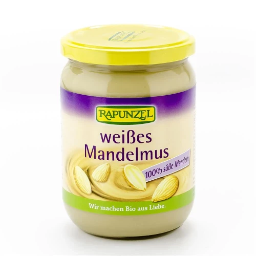 RAPUNZEL Mandelmus weiss Bio Glas 500 g