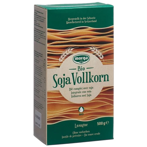 MORGA Soja Vollkorn Lasagne Bio 500 g