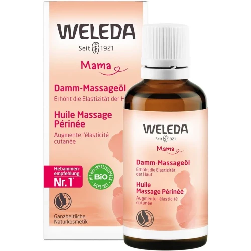 WELEDA MAMA Damm-Massageöl Glasfl 50 ml