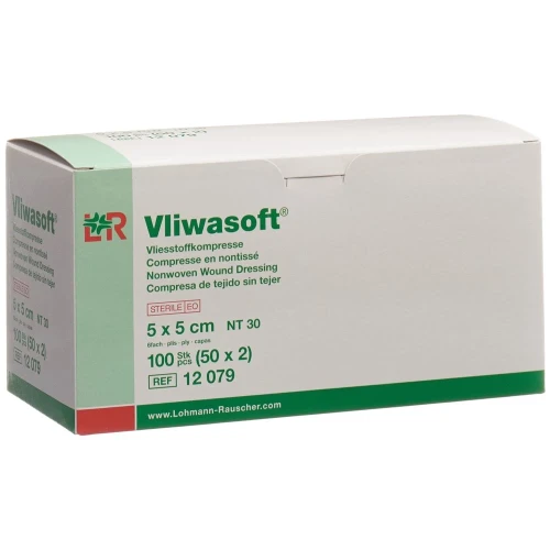 VLIWASOFT Vliesstoffko 5x5cm 6-l st 50 x 2 Stk