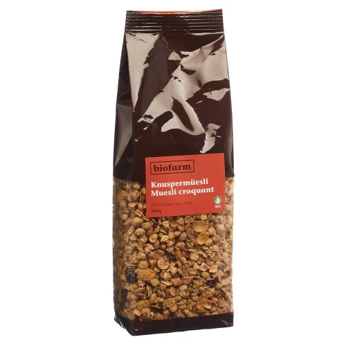 BIOFARM Früchte Knusper Müesli Knospe Btl 500 g