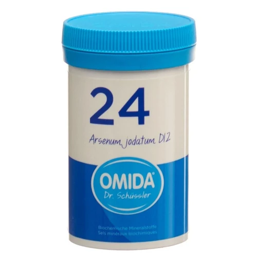 OMIDA SCHÜSSLER Nr24 Arsenum jod Tabl D 12 100 g