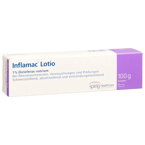 INFLAMAC Lotio Emuls 1 % Tb 100 g