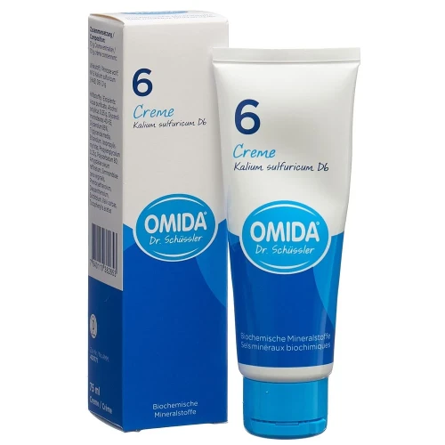 OMIDA SCHÜSSLER Nr6 Kal sulf Creme D 6 Tb 75 ml