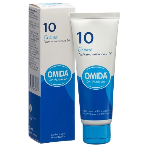 OMIDA SCHÜSSLER Nr10 Nat sulf Creme D 6 Tb 75 ml