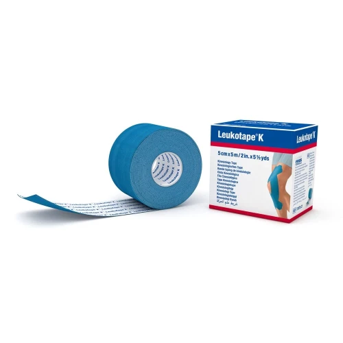 LEUKOTAPE K Kinesiologi Tape 5mx5cm blau