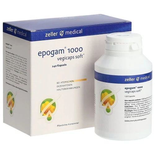 EPOGAM 1000 Vegicaps soft 1000 mg Ds 240 Stk