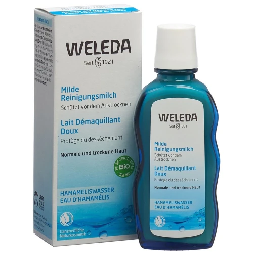 WELEDA Reinigungsmilch mild Glasfl 100 ml