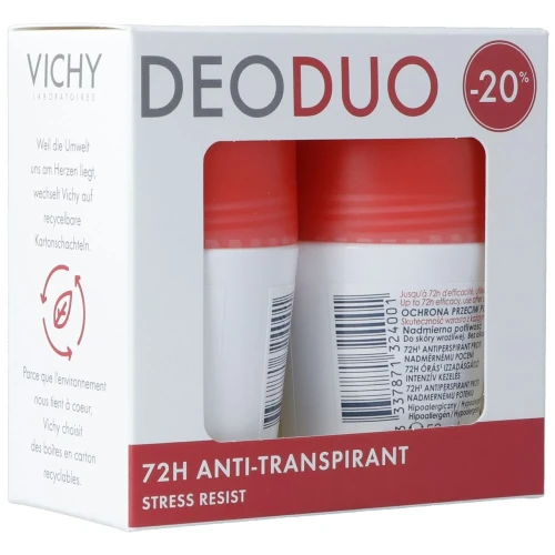 VICHY Deo Stress Resist Duo -20% 2 Roll-on 50 ml