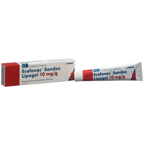 ECOFENAC Sandoz Lipogel 10 mg/g Tb 50 g