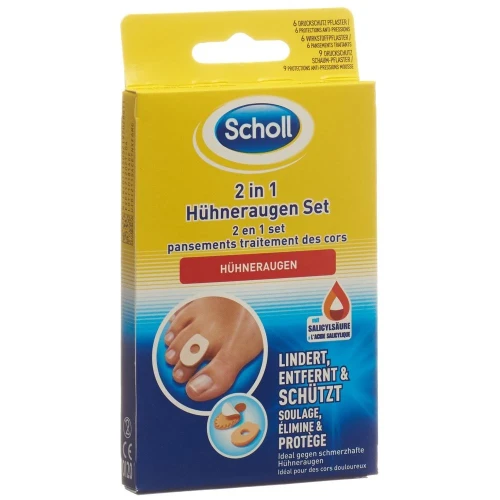 SCHOLL 2in1 Hühneraugen Set