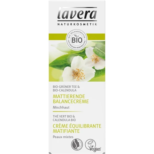 LAVERA Mattierende Balancecreme Grüner Tee 50 ml