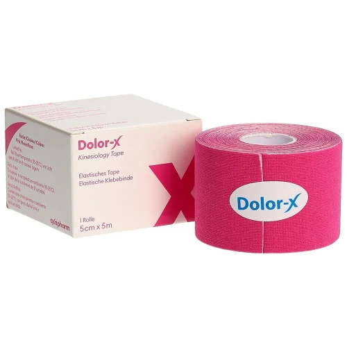 DOLOR-X Kinesiology Tape 5cmx5m pink