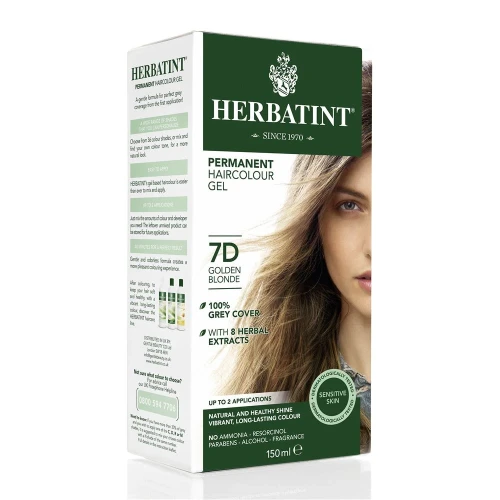 HERBATINT Haarfärbegel 7D Goldblond (#) 150 ml