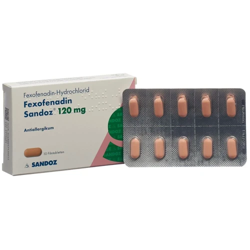 FEXOFENADIN Sandoz Filmtabl 120 mg 10 Stk
