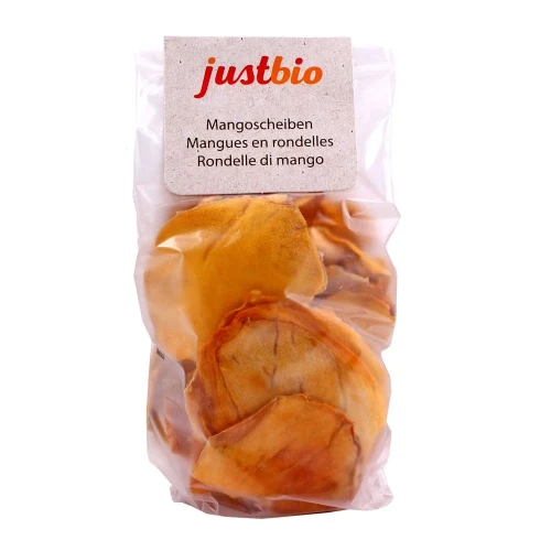 JUSTBIO Mangoscheiben Btl 400 g