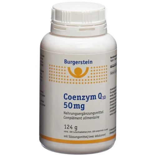 BURGERSTEIN Coenzym Q10 Lutschtabletten 50 mg 100 Stk