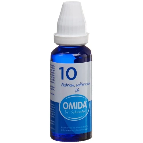 OMIDA SCHÜSSLER Nr10 Nat sulf Dil D 6 Fl 30 ml