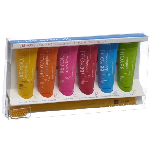 CURAPROX Be you Six-taste-pack 10ml