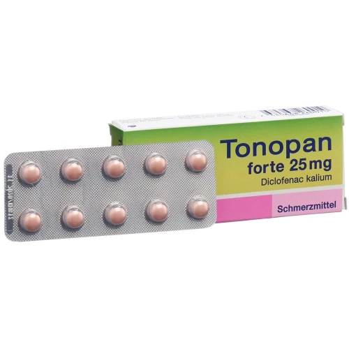 TONOPAN forte Drag 25 mg 10 Stk